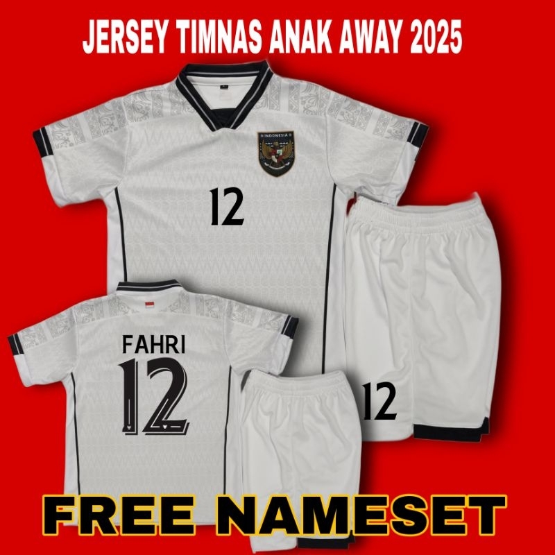 TERMURAH JERSEY INDONESIA ANAK 1-14TAHUN 2025 AWAY
