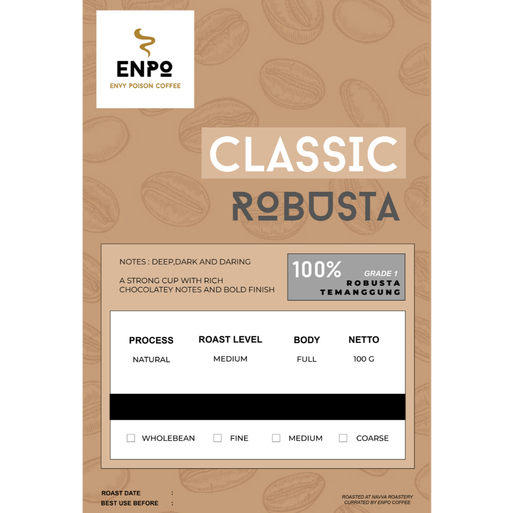 

CLASSIC ROBUSTA by ENPO Coffee