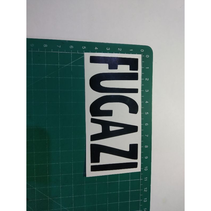 

stiker cutting fugazi