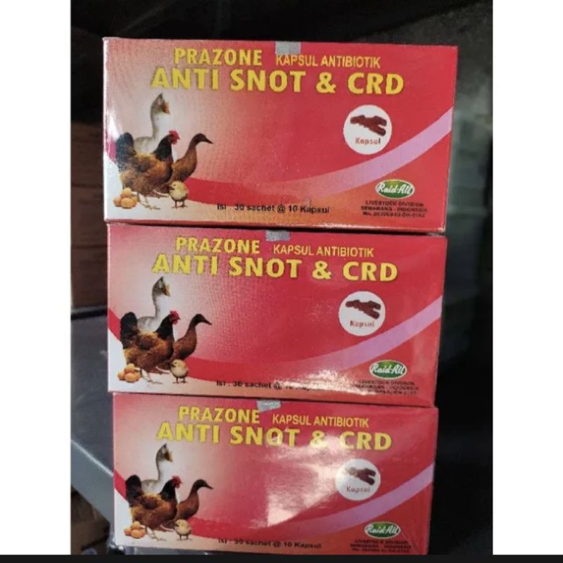 Anti snot prazone obat snot crd pilek ngorok unggas ayam bebek Entok