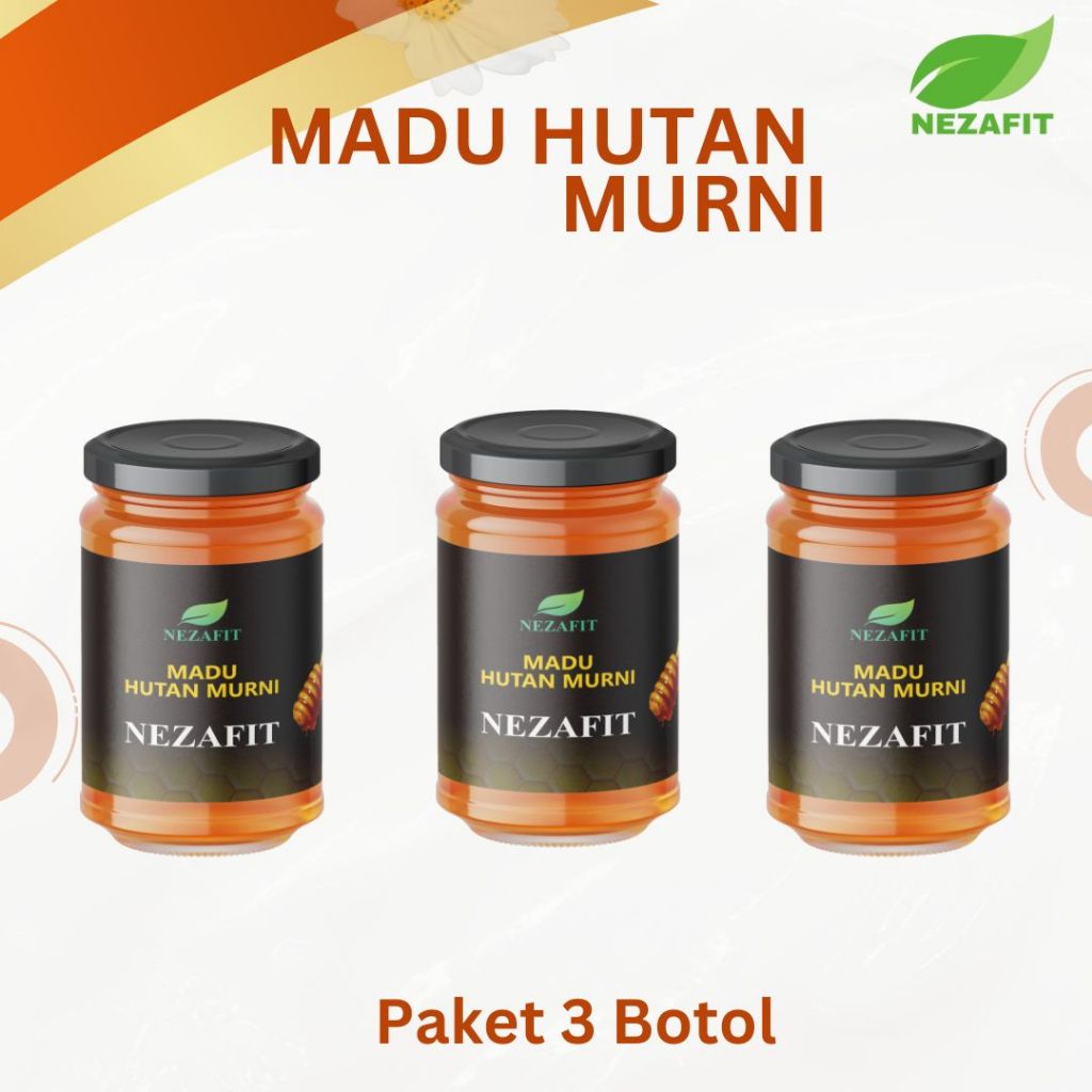 

NEZAFIT Madu Hutan Liar Paket 3 Botol