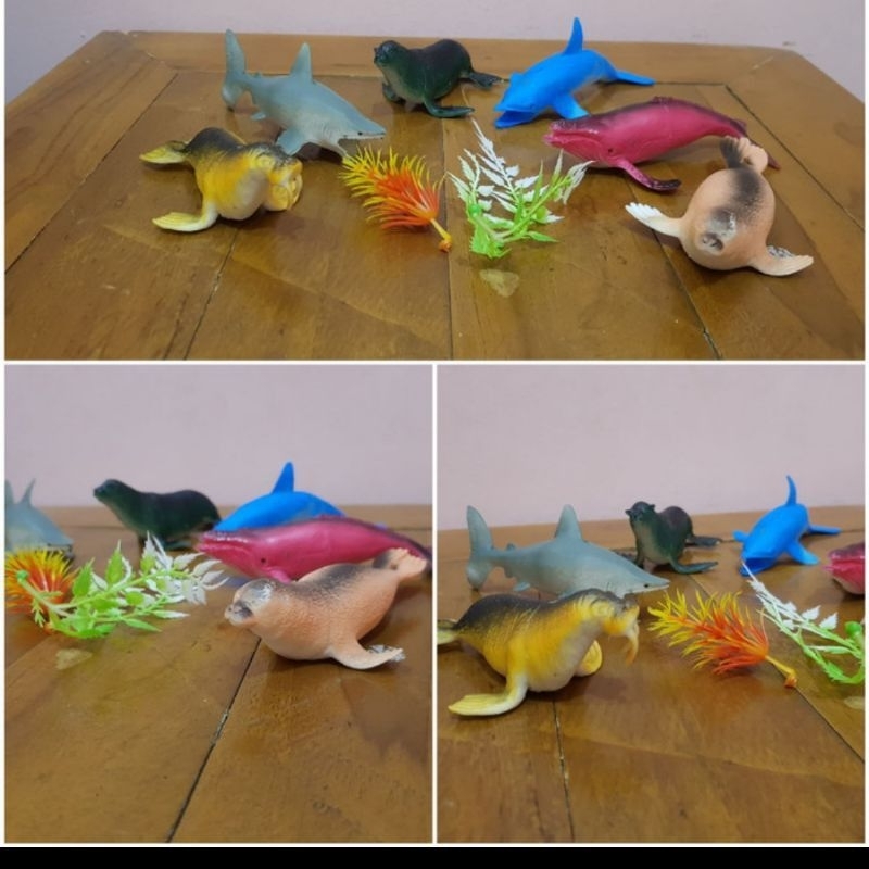 sea animal- mainan hewan laut-mainan rimba