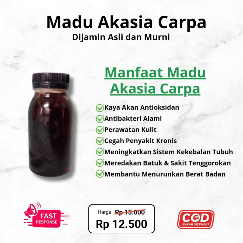 

Madu Asli Hutan Akasia Riau 100 Gram