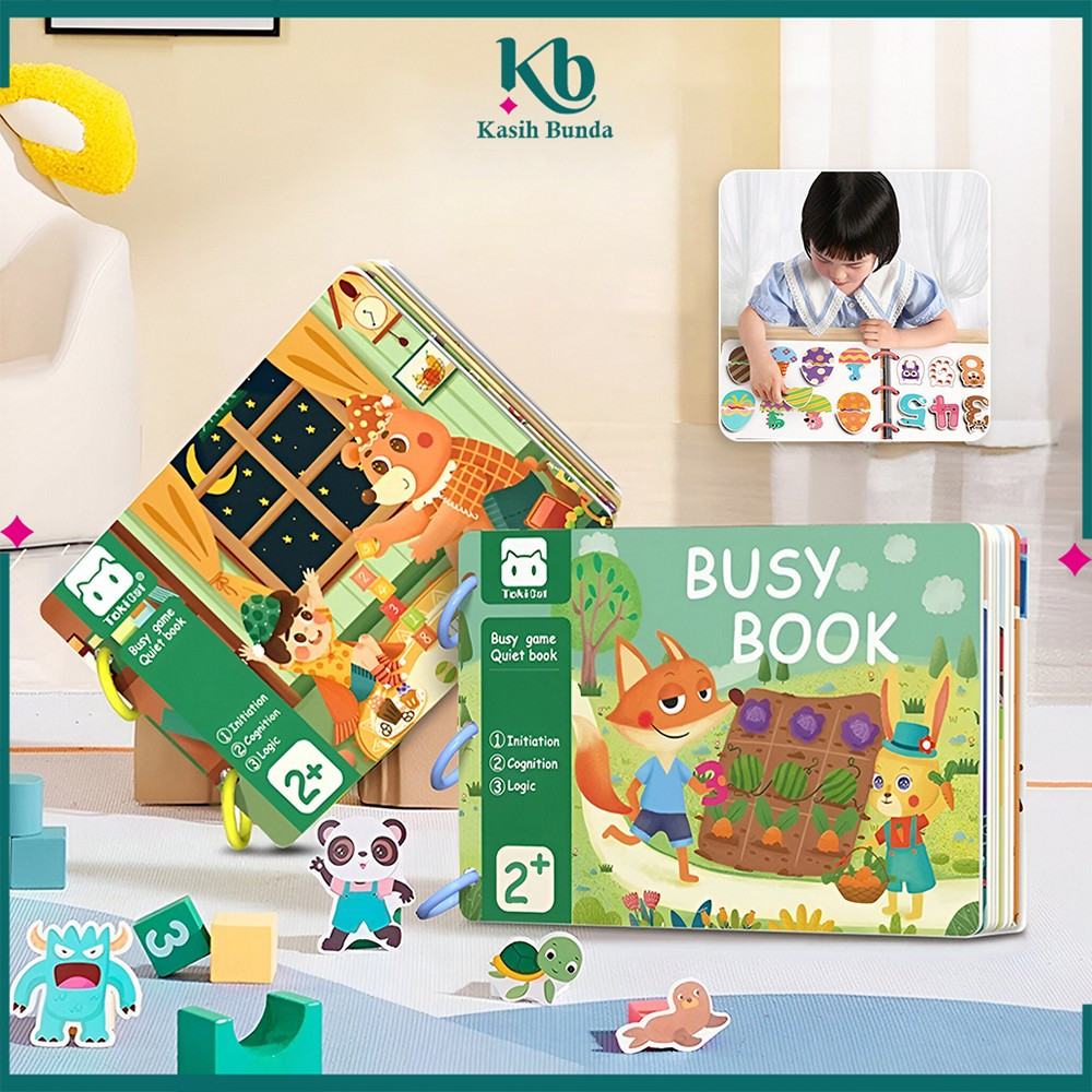 DIY Quiet Busy Book dan Velcro Buku Aktivitas Bayi 14 30 Halaman / Reused Baby Soft Book Set Mainan 