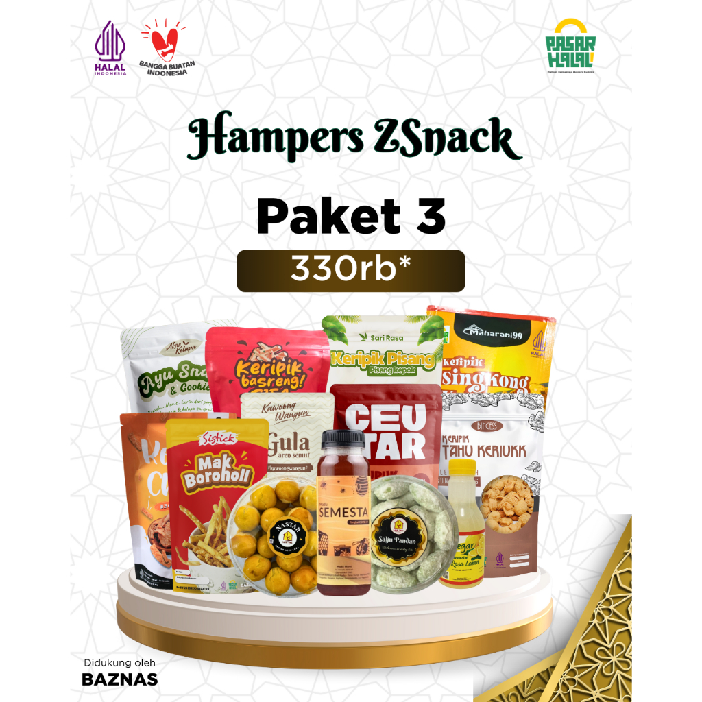 

TERLARIS ZSnack Hampers Lebaran Paket 3