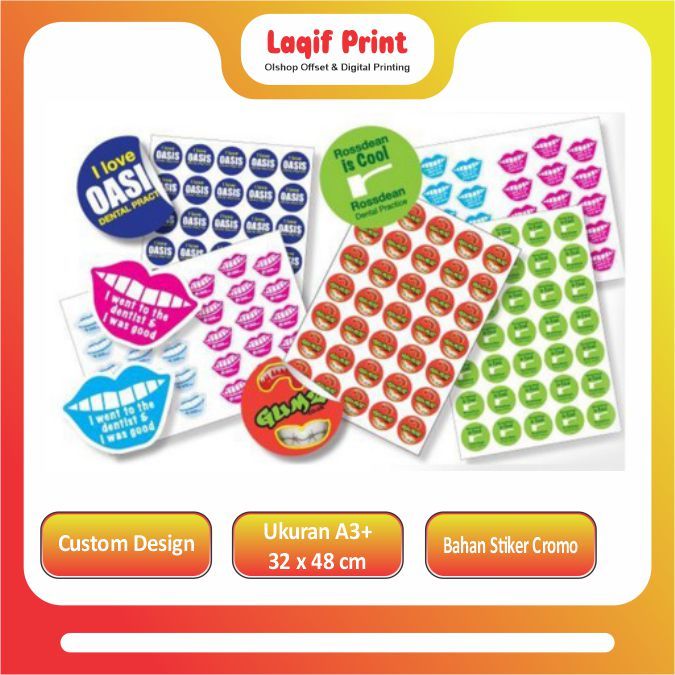 

Cetak Stiker / Stiker Label + Cutting A3+
