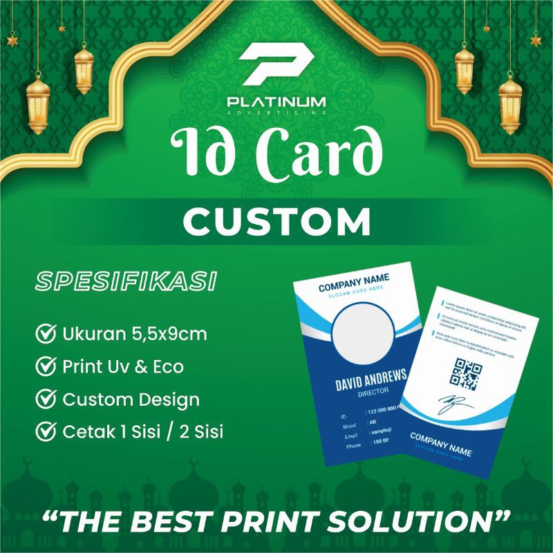 

CETAK / CUSTOM ID CARD - Kartu Member / Kartu Anggota Pelajar - TANPA MINIMAL ORDER - PREMIUM QUALITY - PRINT UV / ECO