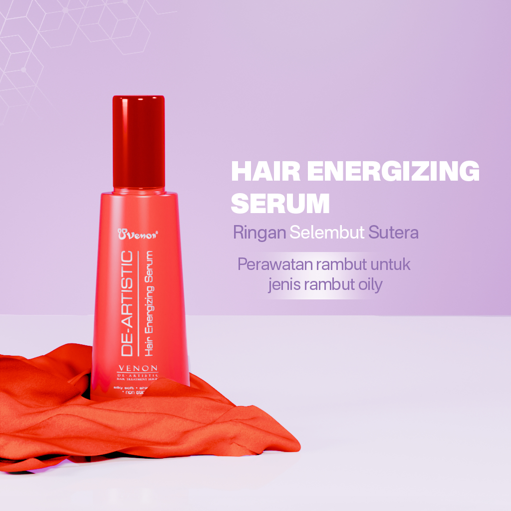 VENON Hair Serum Energizing 135ml Vitamin Rambut / Serum Rambut / Hair Vitamin