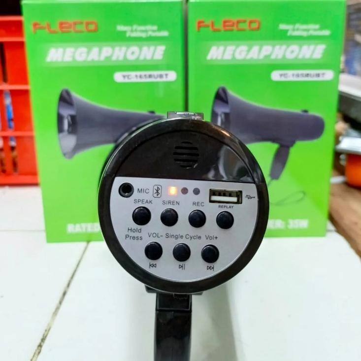 DRN - TOA MEGAPHONE JUMBO FLECO YC-165 RUBT MULTIFUNGSI MODEL TERBARU