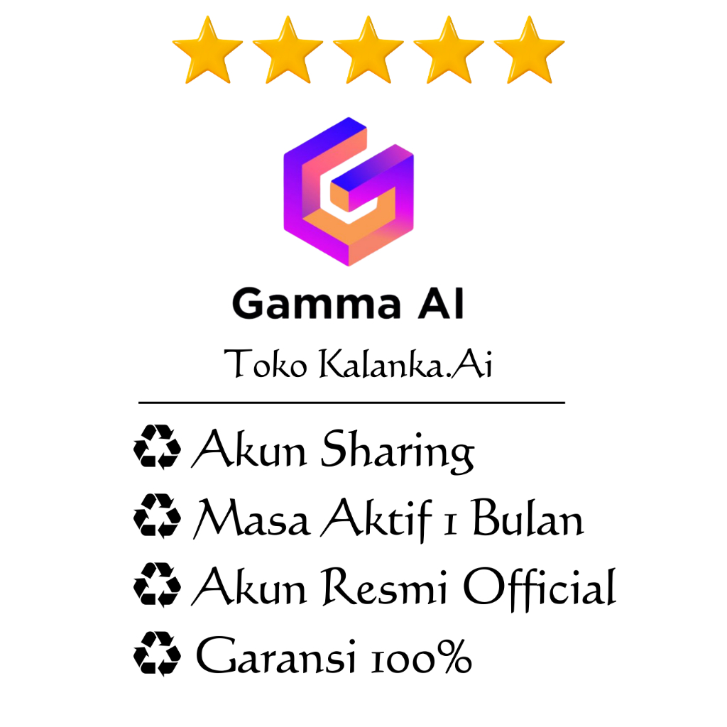 Gamma Ai Premium Termurahh