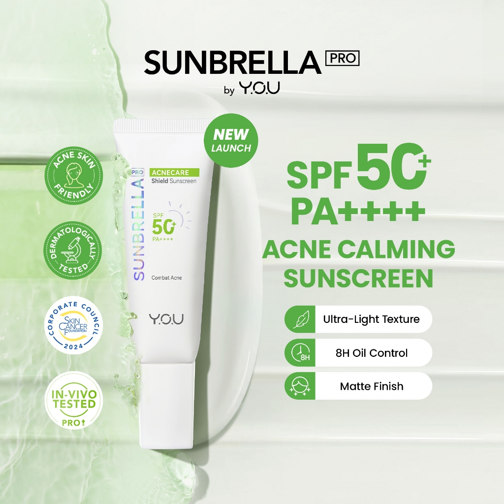 YOU Sunbrella Pro Acnecare Shield Sunscreen SPF 50+ PA++++ Acne Sunscreen Skincare  Collection Sunsc