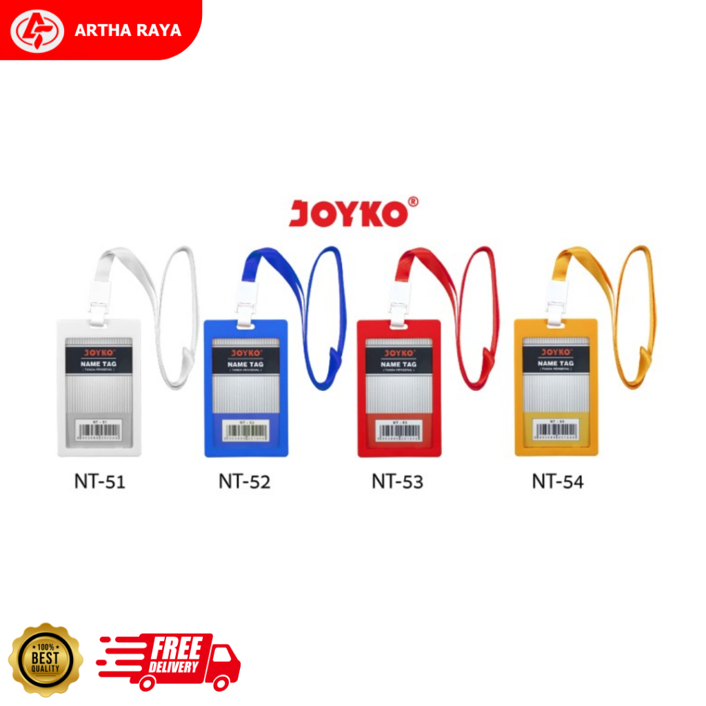 

Joyko Name Tag Tanda Pengenal Gantungan Kartu Nama NT-51~NT-54