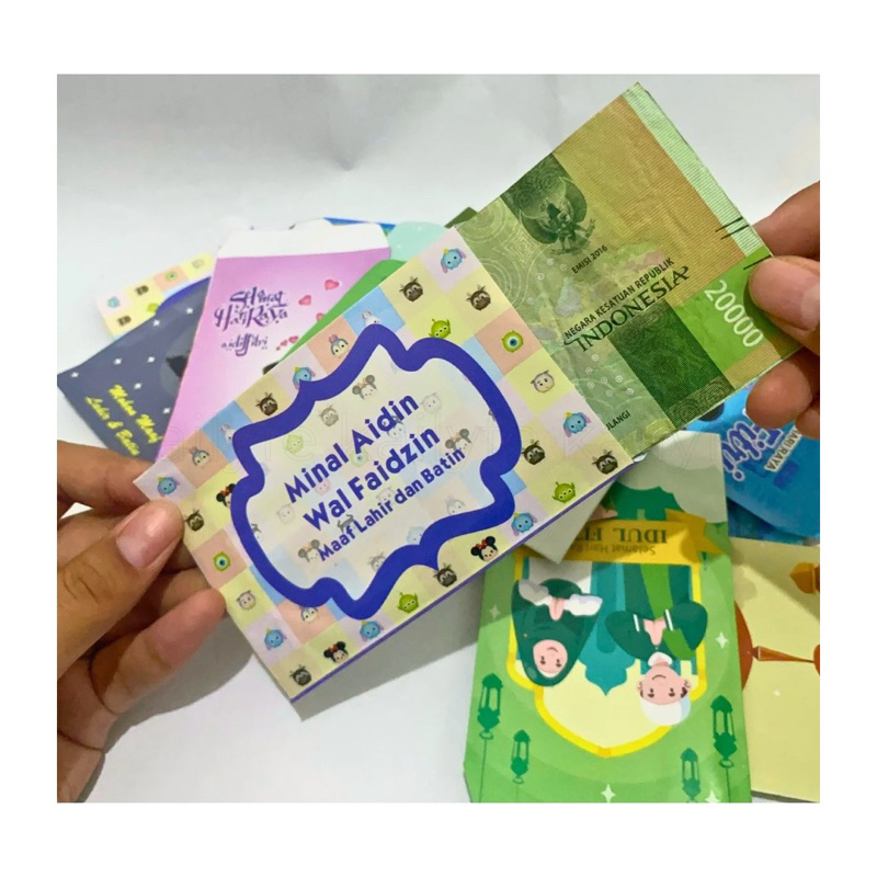 

TERMURAH, AMPLOP LEBARAN MEDIUM UKURAN 7 X 10,5 cm Amplop Lebaran Murah