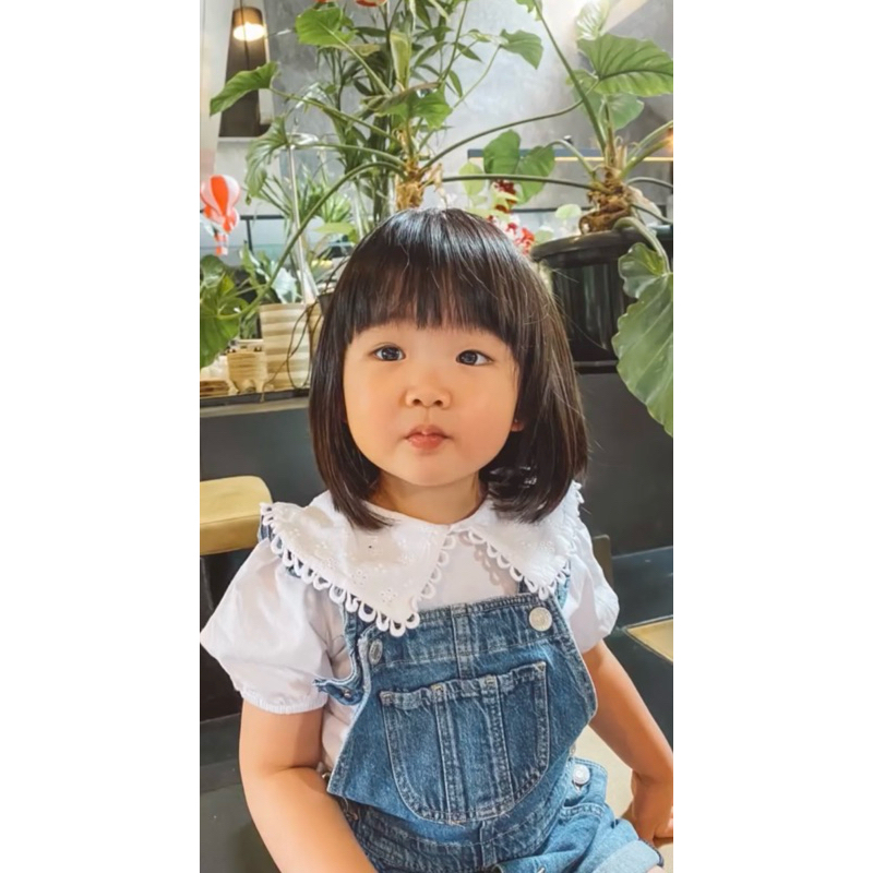 H&M Denim / Jeans Anak | Baju Kodok Anak Perempuan sz 110 - Preloved / Bekas