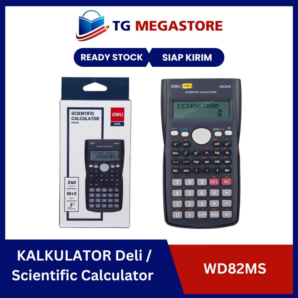 

KALKULATOR Deli / Scientific Calculator WD82MS
