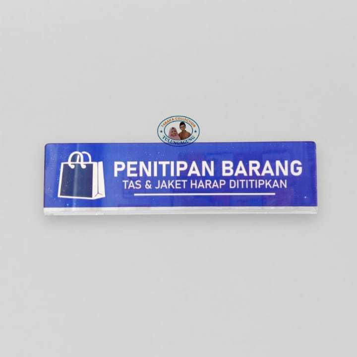 

Akrilik Lipat Penitipan Barang Versi Ekonomis | Akrilik Penitipan Barang | Akrilik Meja