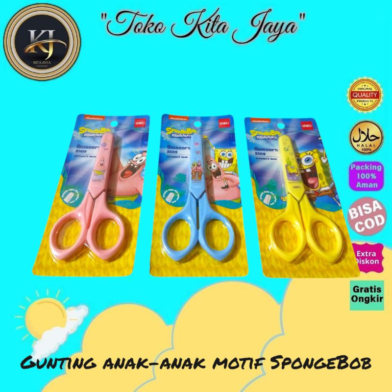 

Gunting Anak2 Motif Spongebob ( 1 Pcs)