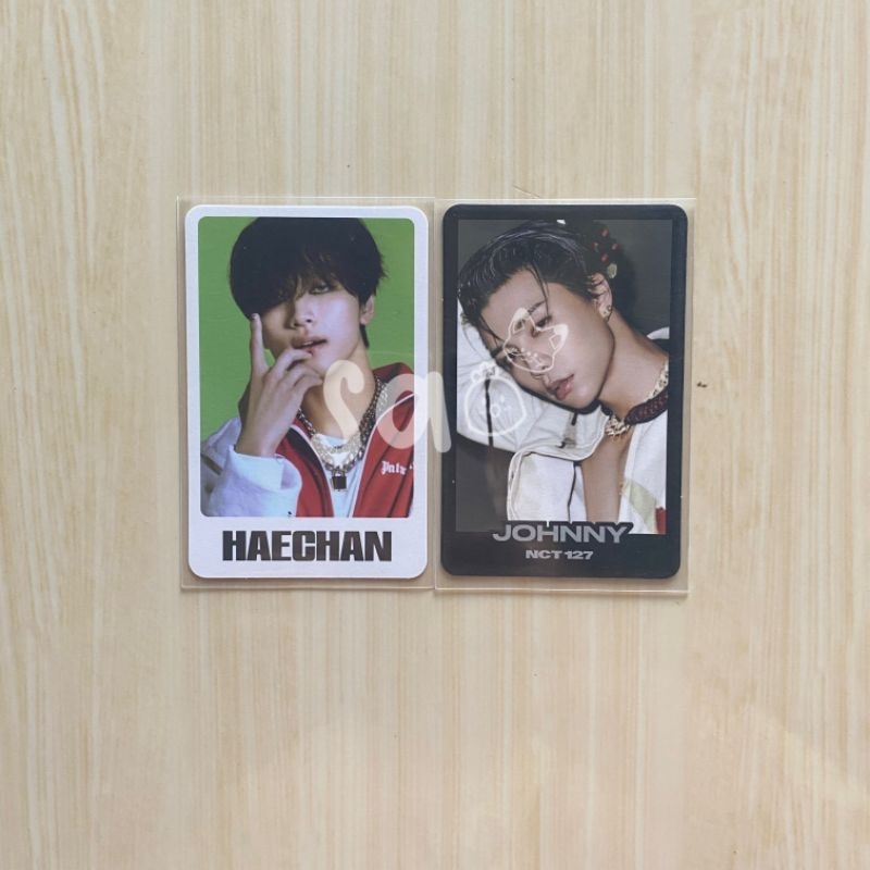 PC Photocard Johnny Haechan NCT DREAM 127 Official TC 2 Baddies Black Agit Konsep