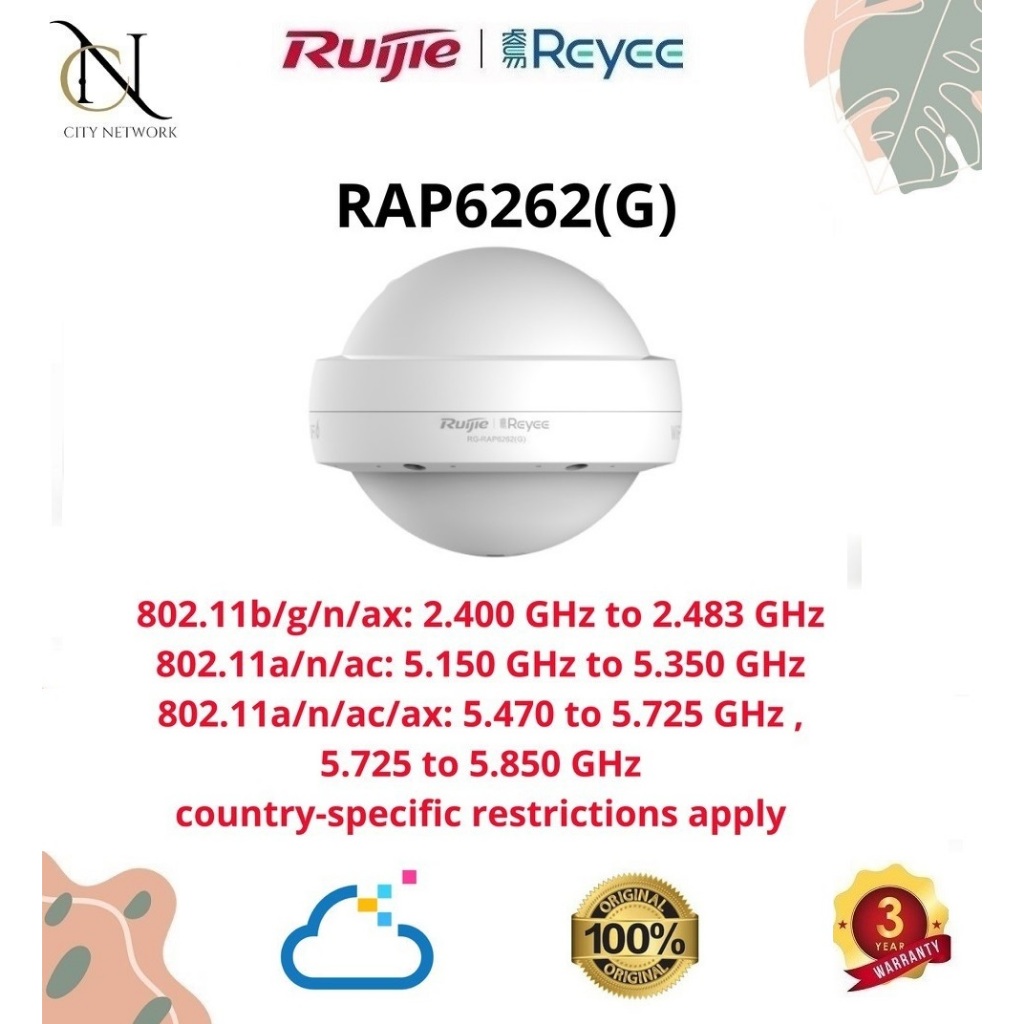 RG-RAP6262G RG-RAP6262(G) Wi-Fi 6 Outdoor Access Point Rap6262