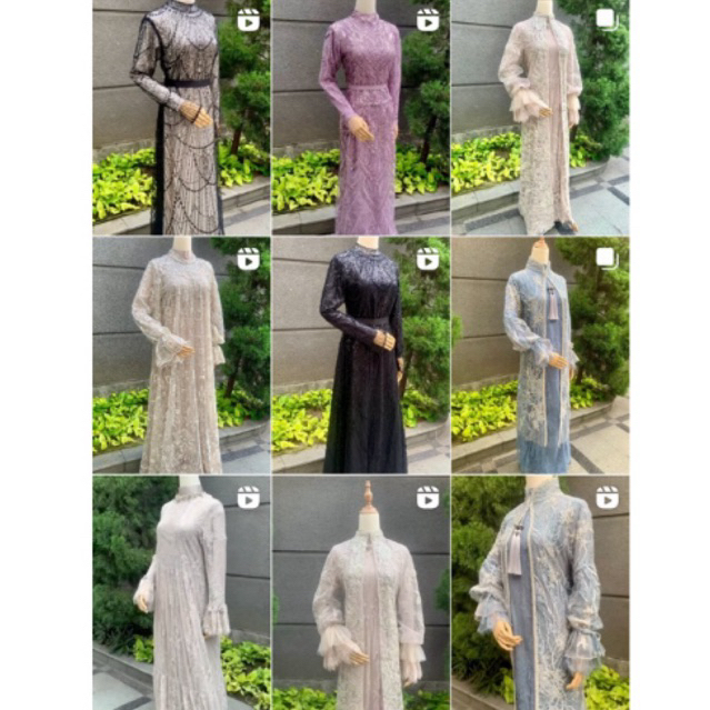 Custom Dress / Kebaya / Gown / Oneset / Party Dress / Engagement Dress kebaya Dress Duyung Baju Kuru