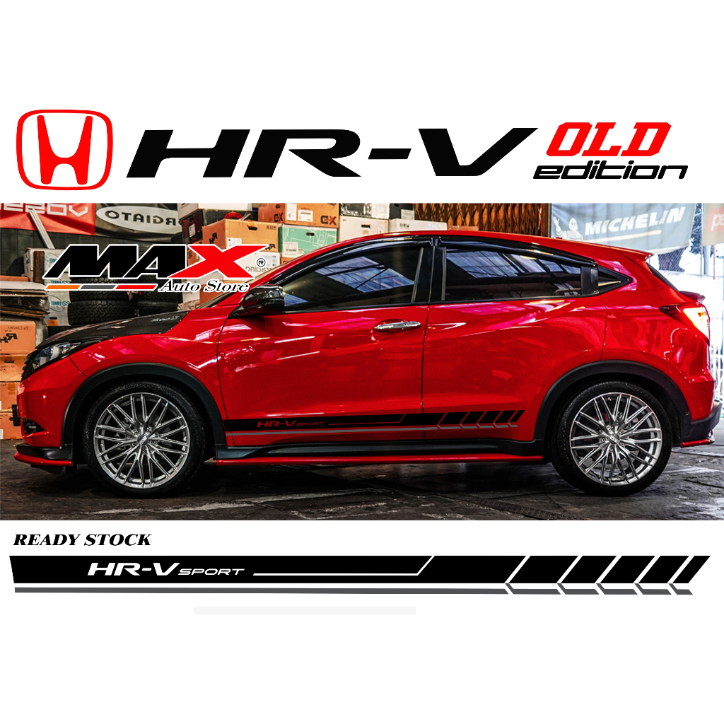 sticker honda hrv 2019 2020 2021 2022 sticker hrv lama aksesoris honda hrv
