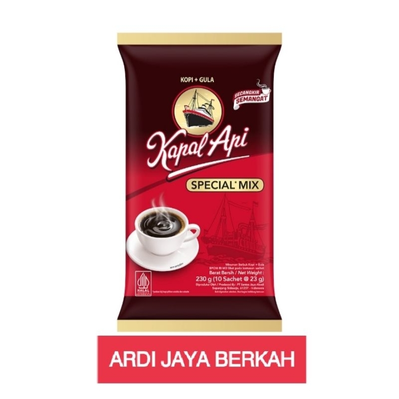 

Kopi Kapal Api Special Mix 24g 1 Renceng 10 Sachet