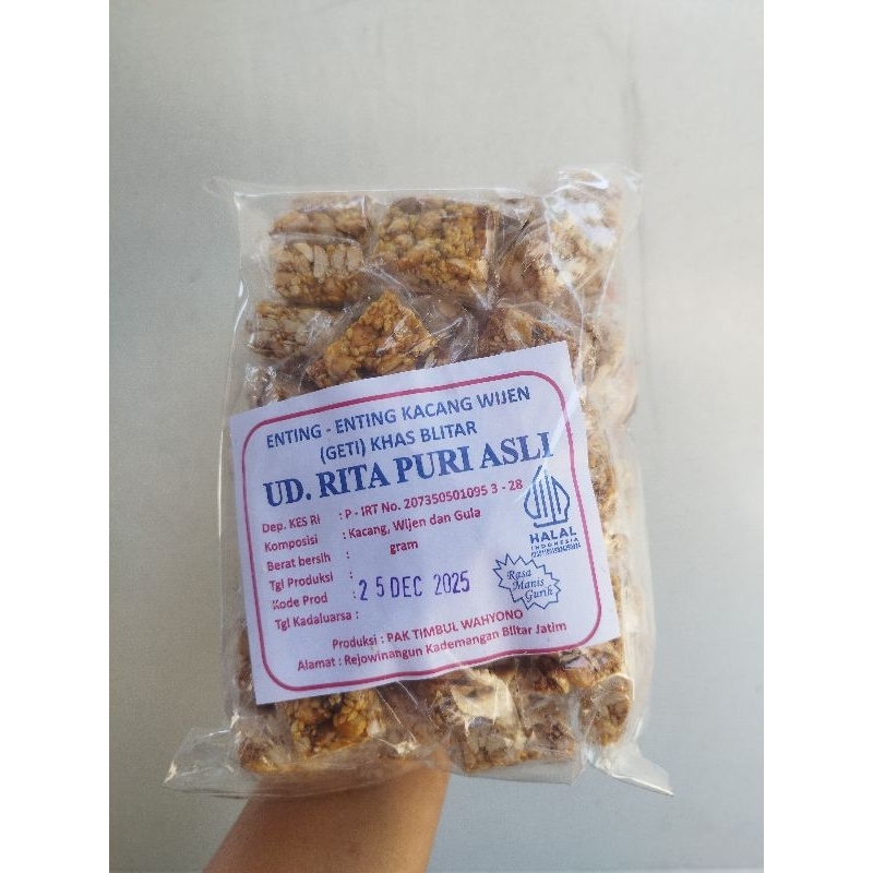 GETI ENTING-ENTING KACANG WIJEN