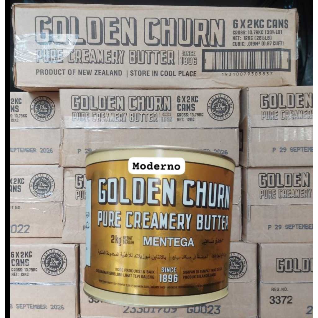 

Butter Golden Churn 2 Kg - perkarton isi 6