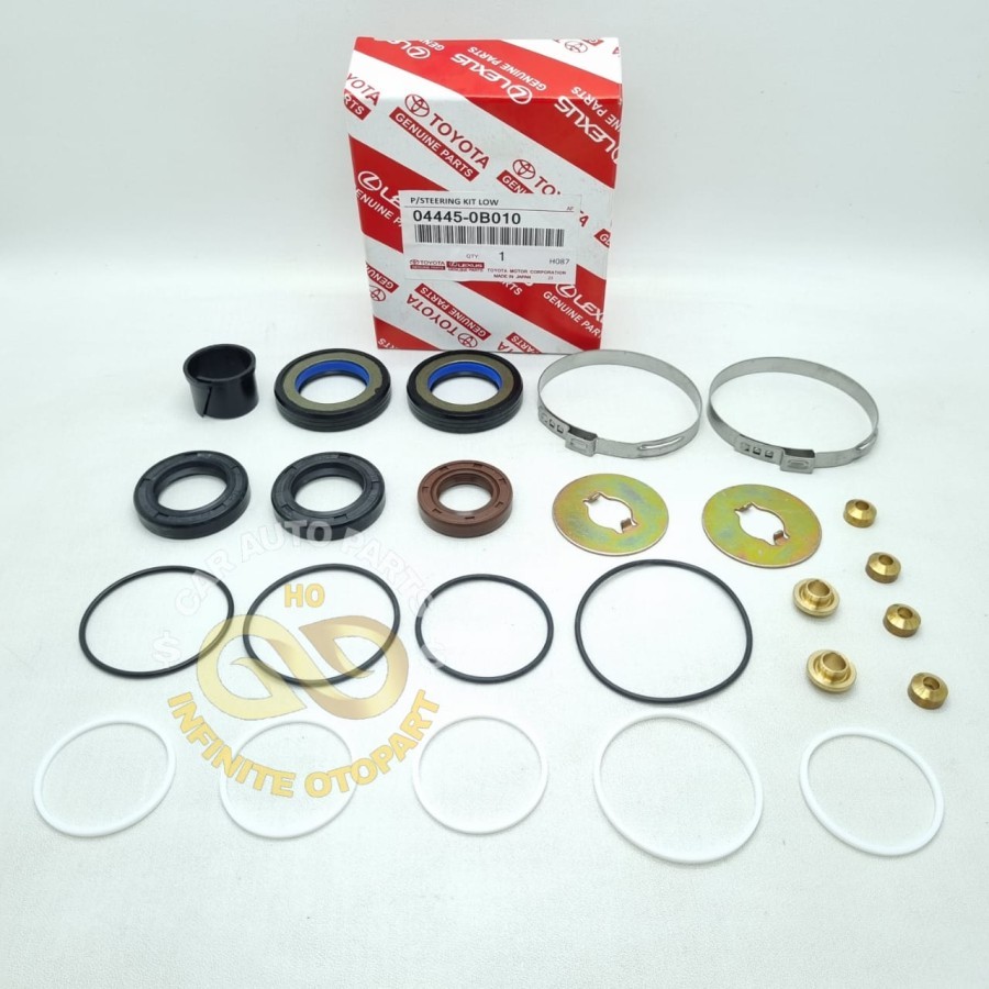 SEAL SIL KIT POWER STEERING RACK LOW BAWAH KF70 KIJANG 7K EFI KAPSUL HARGA SET 04445-OB010 TOY QUALI