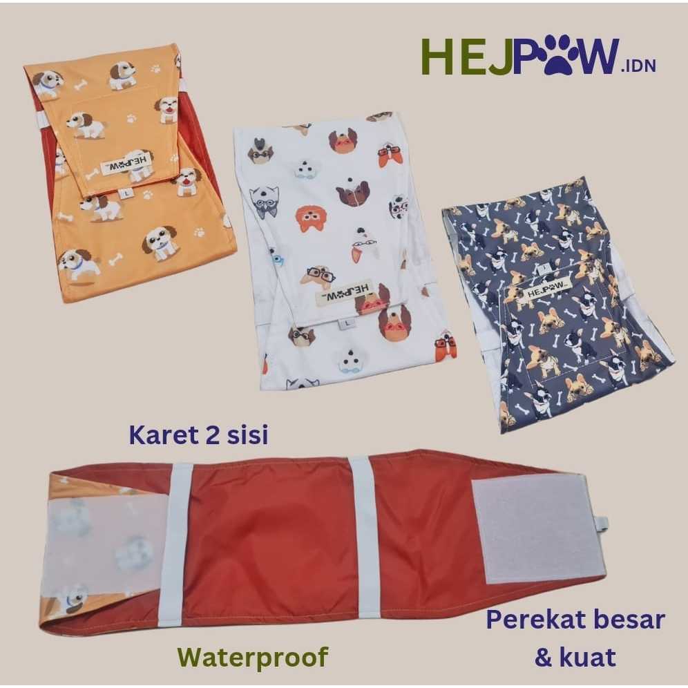HEJPAW - Manner Belt popok anjing jantan waterproof