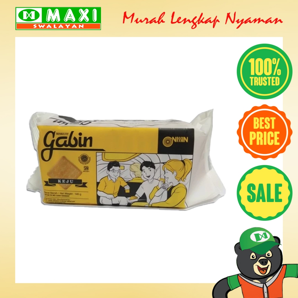 

Nissin Gabin Keju 140gram