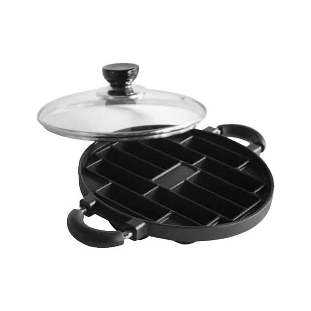 Cetakan Kue Pukis 10 Lubang Teflon / Cetakan Kue Teflon Pukis Pancong 10 Lubang Tutup Kaca