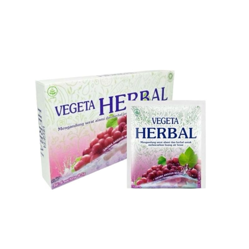 

VEGETA HERBAL/UNTUK LANCARKAN BAB/SEMBELIT (BOX ISI 6 SACHET)