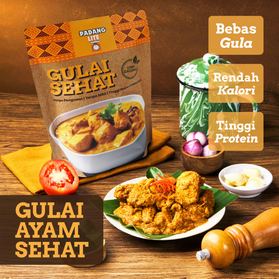 

Gulai Dada Ayam Rendah Kalori Bebas Gula untuk Diet & Diabetes - Siap Saji 300gr Padang Lite