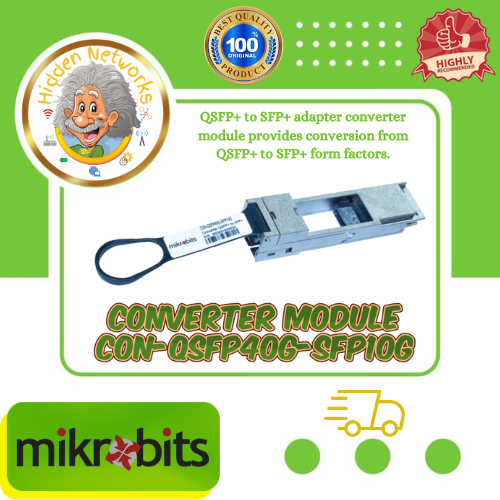 Mikrobits CON-QSFP40G-SFP10G Converter Module QSFP 40G to SFP 10G CON-QSFP40G-SFP10G