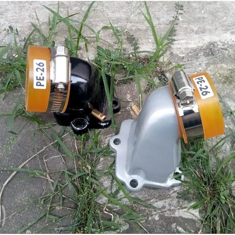 Manipol intake Yamaha fizr F1Zr force1 karbu  PE PWK 26 / 28 intake manipol karbu PWK PE PNP Yamaha 