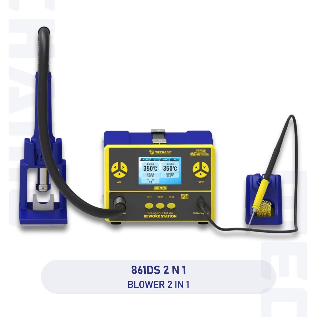 BLOWER MECHANIC 861DS 2 N 1 DUAL FUNCTION REWORK STATION ORIGINAL