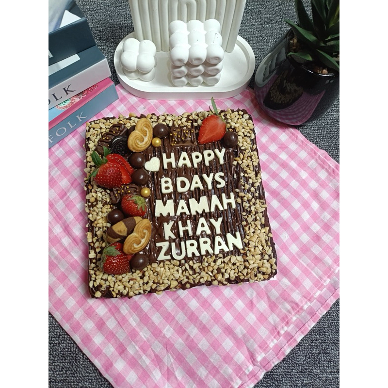 

brownies ulang tahun brownis premium uk 20x20