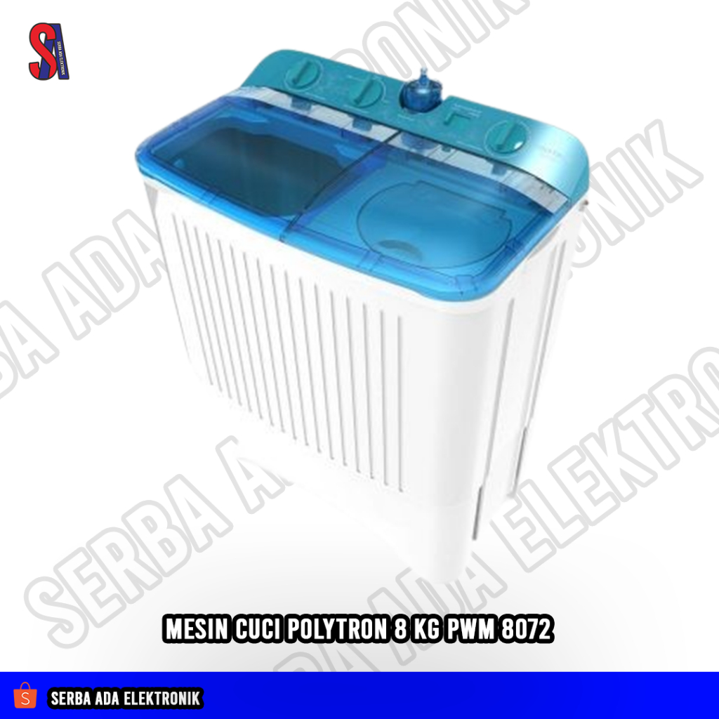 Mesin Cuci Polytron 8 Kg PWM 8072