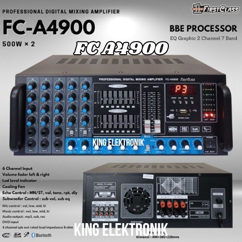 Amplifier Firstclass FC A4900 Original Profesional Digital