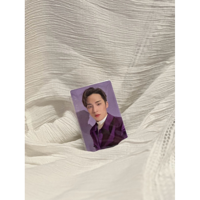 PHOTOCARD PC MINGYU HITORIJANAI LIM B PC MINGYU UNGU TERONG