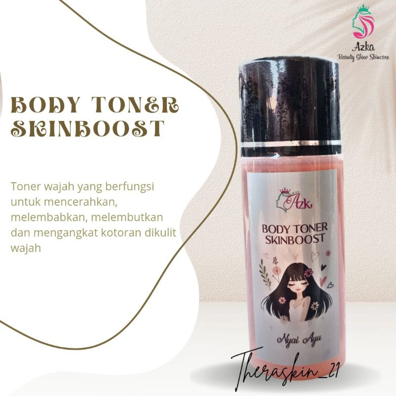 (COD)BODY TONER SKINBOOSTER NYAI AYU - TONER BADAN HITAM STRONG AMPUH MENGHILANGKAN BEKAS LUKA - TON