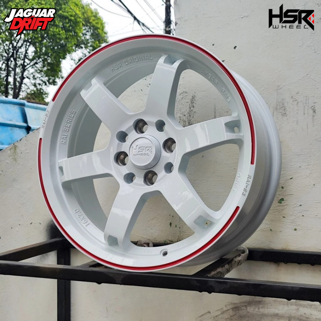 Velg Racing Ring 16 Untuk Mobil City, Livina, Alvez Pelek Original Hsr Rai S3 Palang 6 Model Te37 R1