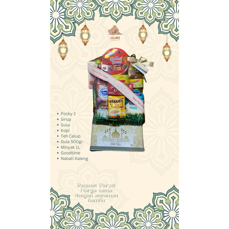 

hampers parcel lebaran murah premium aesthetic