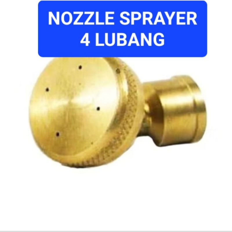 Nozzle sprayer 4 lubang / nozzle sprayer / nozzle semprot / nozzle tangki