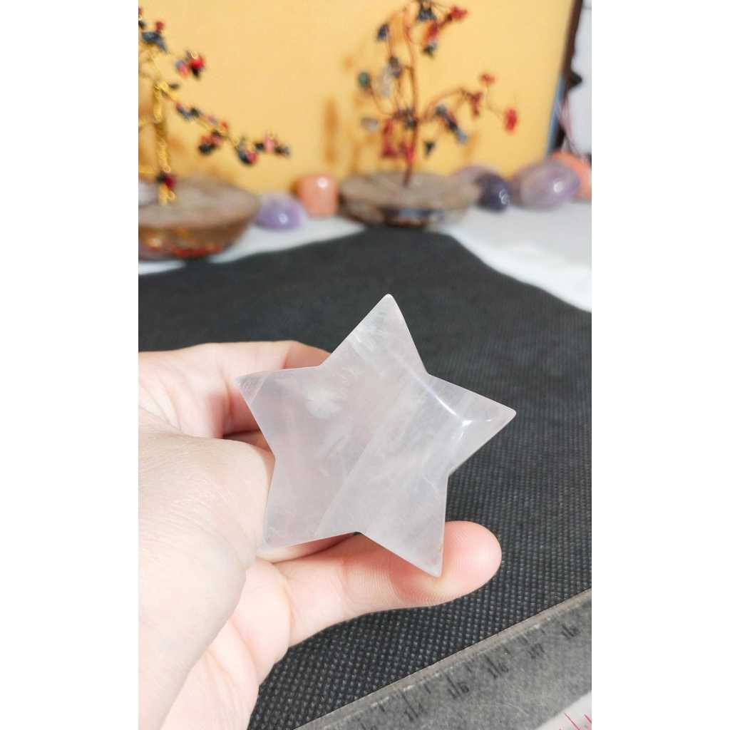 Natural Rose Quartz Star (3)