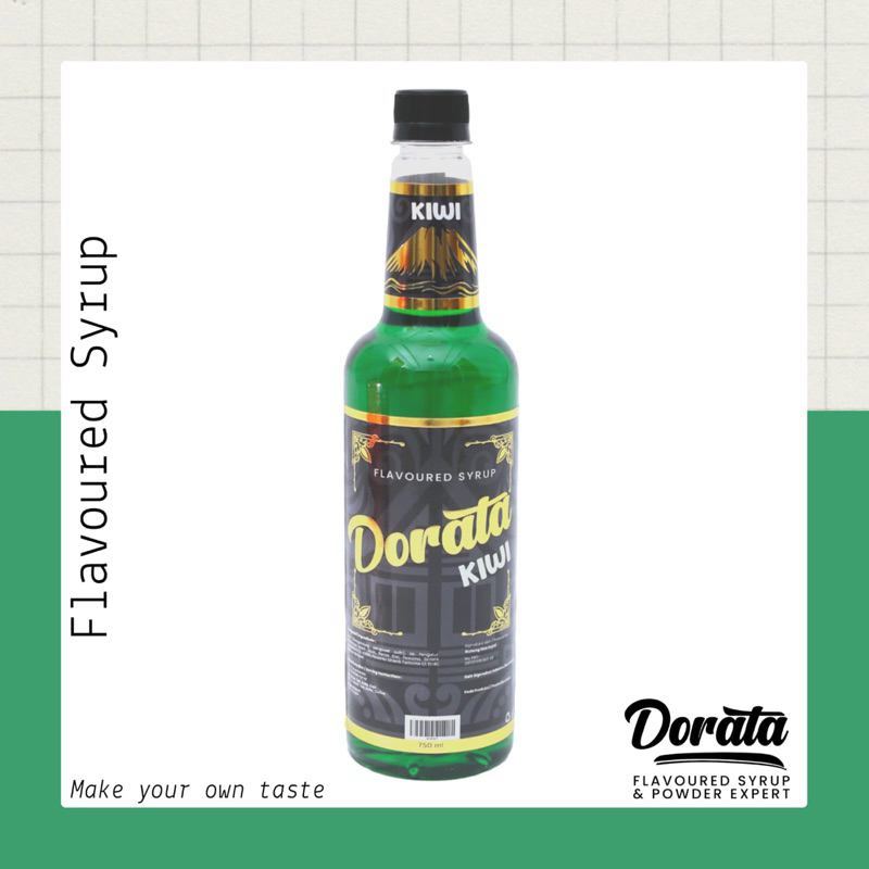 

Syrup Kiwi Dorata 750 ml - Sirup Dorata Rasa Kiwi Premium