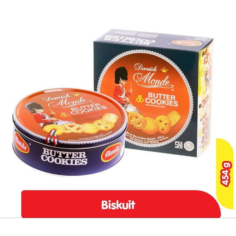 

Monde cookies mentega buru kaleng 454g