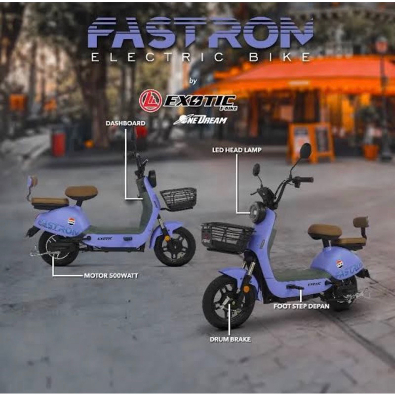 Exotic - Fastron Abu - Sepeda Listrik PROMO CUCI GUDANG