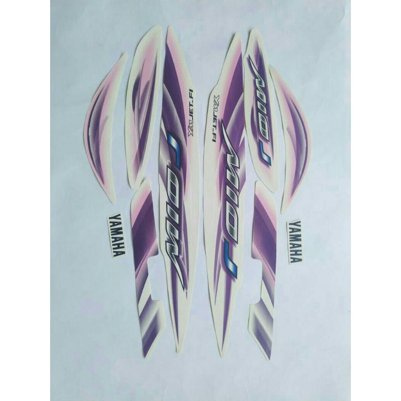 Striping Mio J ungu Putih